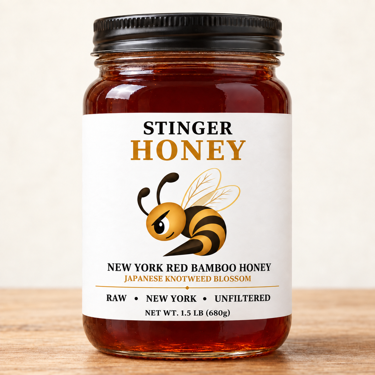 New York Red Bamboo Honey