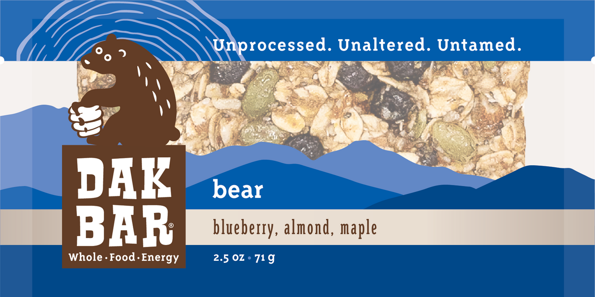 Dak Bar Bear – Blueberry, Almond & Maple